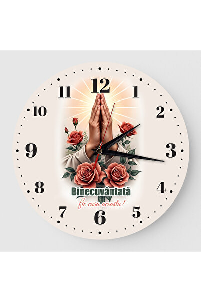 İVİSTYLE Blessed be this house clock 02