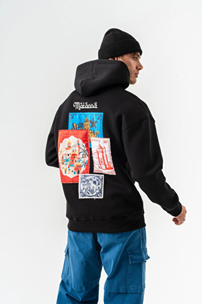 go gang own Morocco Nakış ve Patch Detay Sweatshirt Hoodie