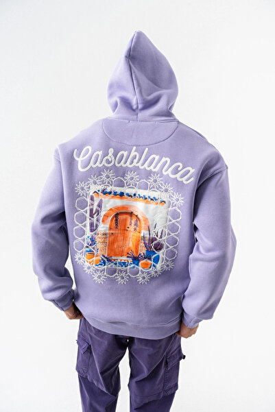go gang own Касабланка Вишивка та патч Деталі Світшот з капюшоном