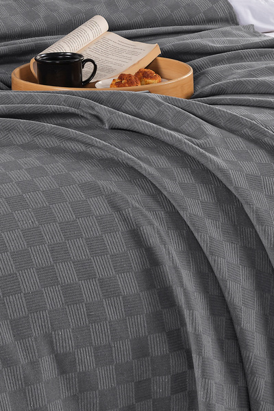 Isessia Loya 100% Cotton Single Pike Blanket |   Bedspread |   Armchair Cover |   160X230Cm