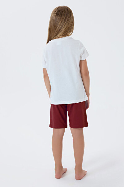 Rolypoly Children's Girls White-Red Kcpkapri Set