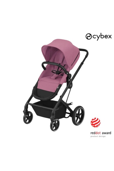 Cybex Balios S 2in1 Black (magnolia pink) (konforlu bebek arabası)