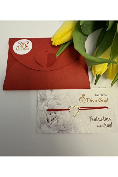 Diva Gold Brățară de aur cu inimă