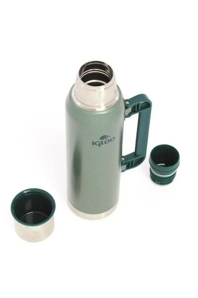 IGLOO Steel Thermos - - Legend - 1.3 Lt - Green - 205688