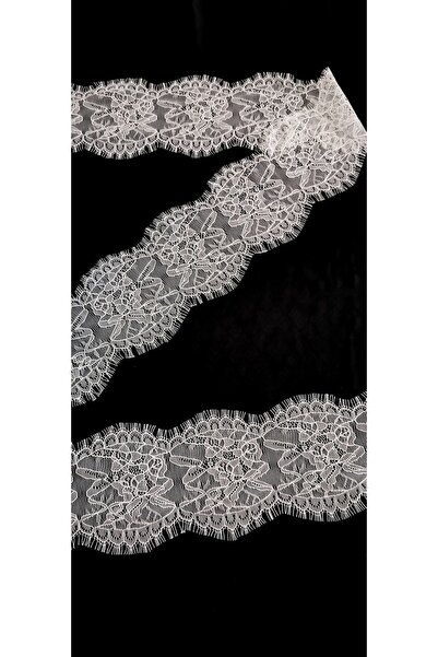 ALTAY AKSESUAR White Intermediate Beard Lace 12 Cm (3 Mt)