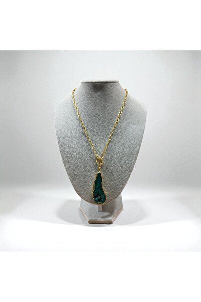 Doğaltaş KRİSTAL AKİK KOLYE