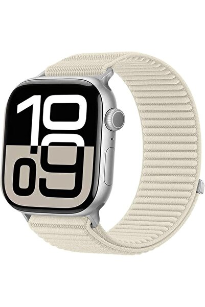 Alstrap Apple Watch 11/10 42mm 9/8/7 41mm 6/5/4 Se 40 Uyumlu Pro Cırt Rahat K...