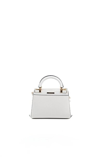 Silver Polo حقيبة يد نسائية فضية وبيضاء من بولو SP1193