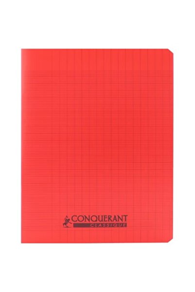 CONQUERANT Notebook (Seyes) 17 x 22 cm 96 Pages (48 Sheets) Square Ruled (French)