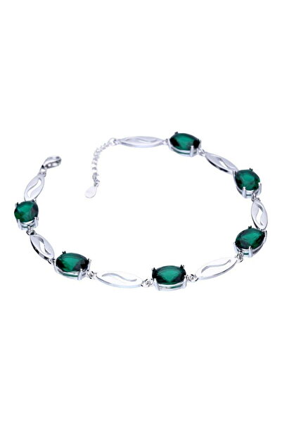 Silver berry Brățară Green Spark, Decorată cu Zirconia, Din Argint