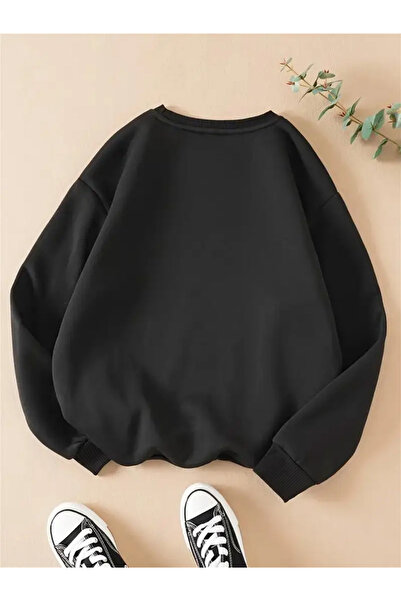 uyguntarz Φούτερ μεγάλου μεγέθους με στάμπα Unisex Melting Hearts