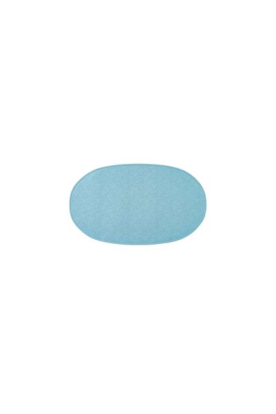 reer Non-slip rubber bath mat with suction cups, oval, 42 x 25 cm, white