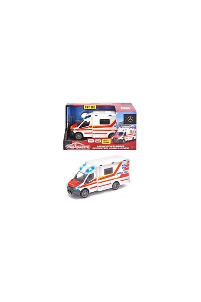Majorette AMBULANTA MERCEDES BENZ SPRINTER CU LUMINI SI SUNETE