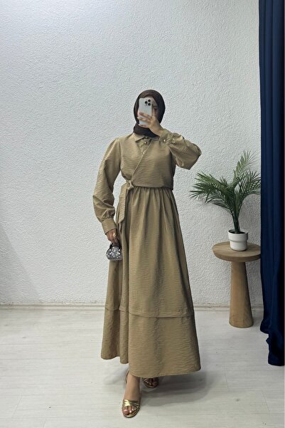 lurex moda فستان برباط