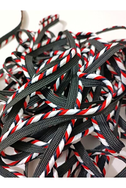 ALTAY AKSESUAR شريط أنابيب مزدوج اللون بحافة سوداء