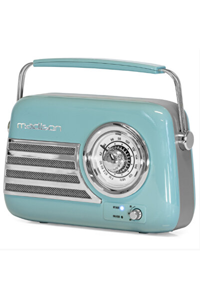 Madison ToyDem RADIO FM PORTABIL NOSTALGIA 30 W CU FUNCTIE BLUETOOTH/AUX -ALBASTRU
