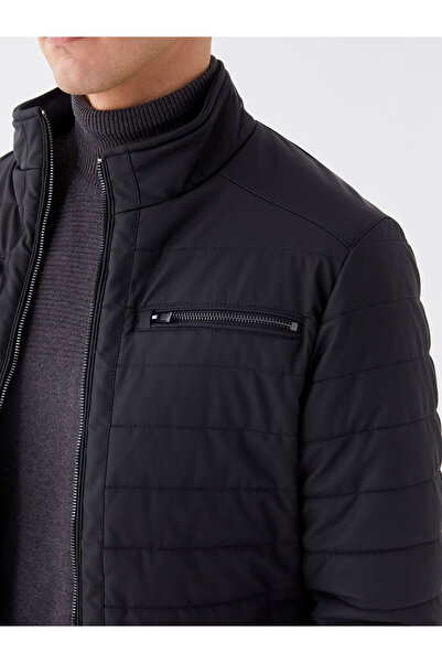 LC Waikiki Stylish Choices from Esvab Clothing |   Standard Mold Mock Neck Men's Leather-Look Coat