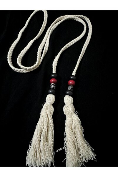 ALTAY AKSESUAR Custom Knitted Cord Beaded Double Sided Tassel