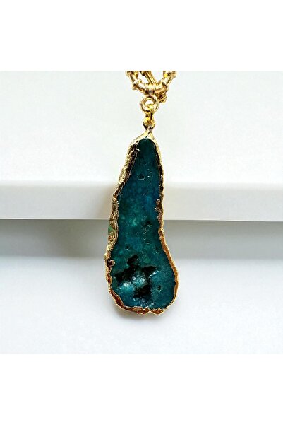 Doğaltaş KRİSTAL AKİK KOLYE