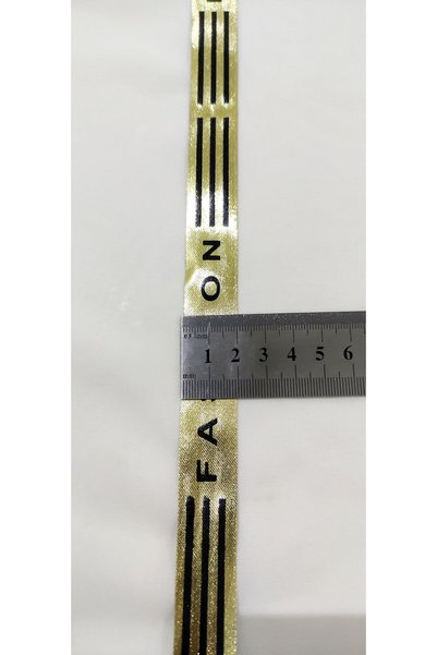 ALTAY AKSESUAR Fashıon Yazılı Gold Şerit