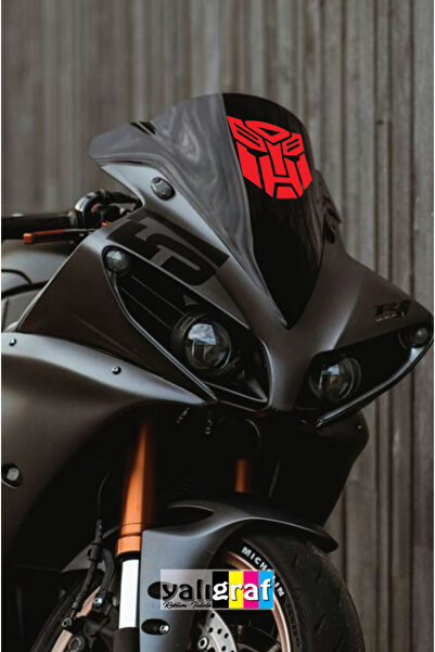 Yalıgraf Reklam Tabela ملصق ترانسفورمرز للزجاج الأمامي للسيارة مقاس 15 × 15 سم