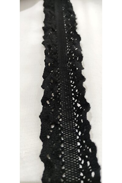 ALTAY AKSESUAR شريط فرن ليكرا أسود من القطن