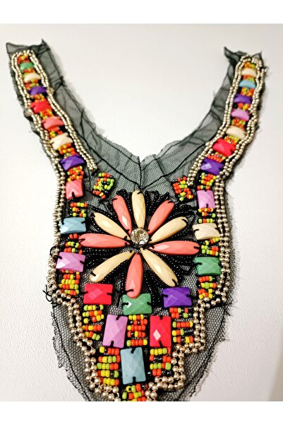 ALTAY AKSESUAR طوق حجري مطرز بالخرز الخاص