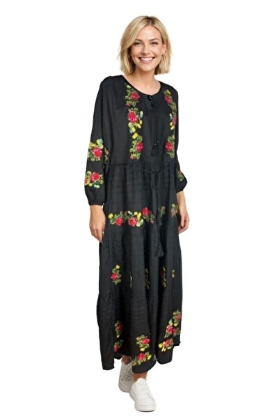 rody's forever Rochie dama S25 negru/galben , marimea L