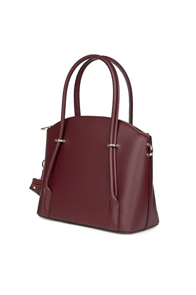 myOwn Geantă de damă din piele naturală Gabriella, bordeaux