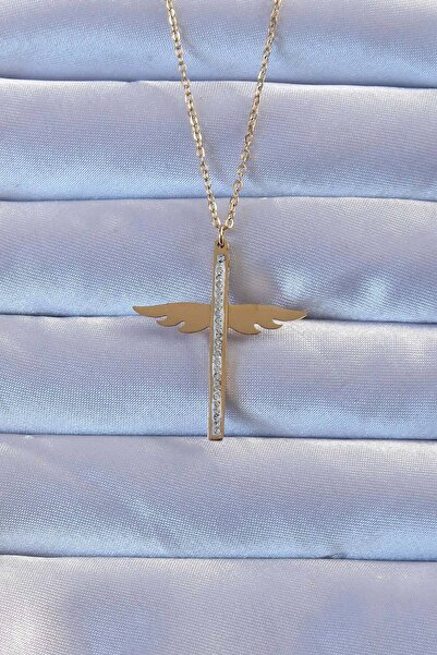 Lisinya 316L Steel Gold Color Zircon Stone Mikail Necklace - Tygoo