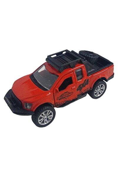 Asya سيارة سحب معدنية للطرق الوعرة 13 سم - أحمر (ليسينيا)