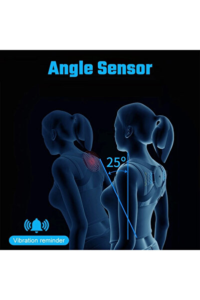 Lisinya Sensörlü Dik Duruş Korsesi Şarjlı Titreşimli -