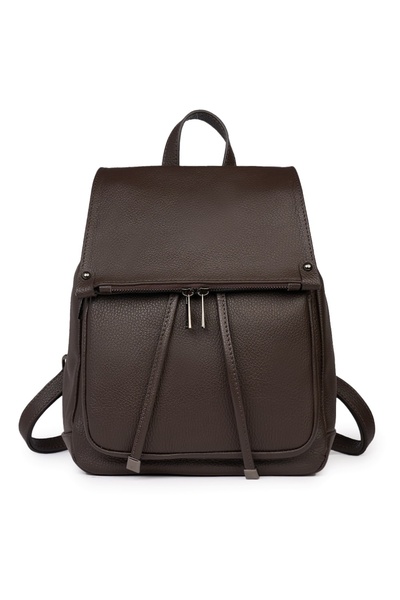 myOwn Jimmy dark brown genuine leather backpack