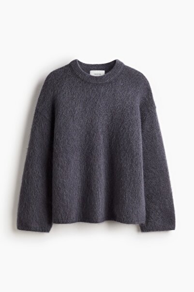 H&M Tiftik Karışımlı Oversize Kazak
