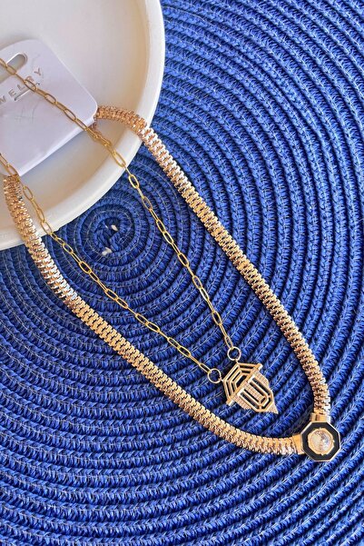 Lisinya Serenay 2-Piece Steel Necklace – Who Came, Who Passed -Lisinya Tygoo