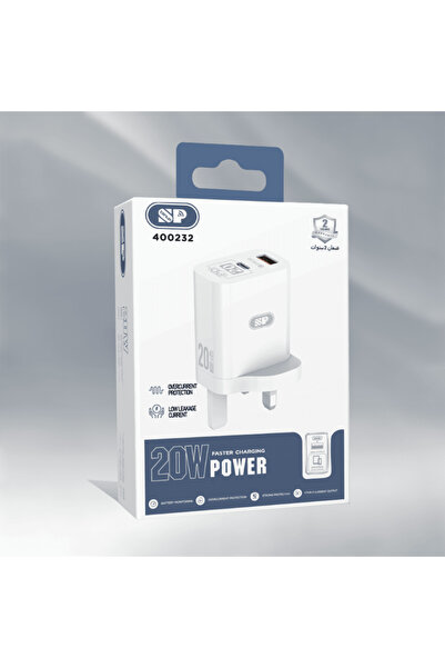 iSNUP Fast Charger with Dual Ports PD - USB 20W Brand