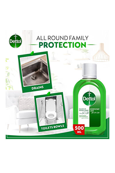 Dettol Antiseptic Antibacterial Disinfectant Liquid, 500ml
