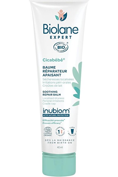 Biolane Organic Cica Baby Soothing Repair Balm | Relieves and Repairs Severe Dryness and Surface Irr