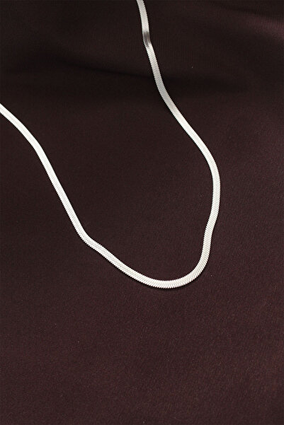 Lisinya سلسلة إيطالية من الفولاذ 316L فضية اللون بطول 60 سم - TYGOO