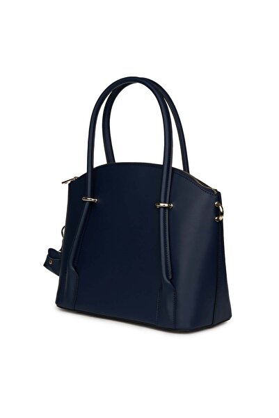 myOwn Geantă de damă din piele naturală Gabriella bleumarin