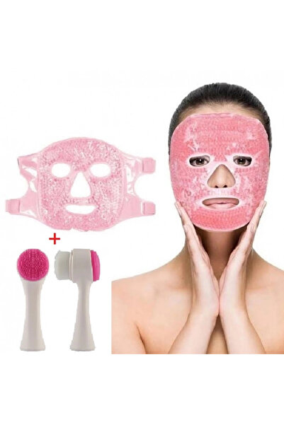 Kargolat Gel Ice Pack Face Mask Headache Pillow Cosmetic Mask + Double Sided ...