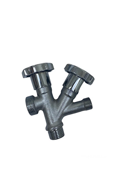 Lisinya Dual Double Fork Washing Machine Intermediate Bidet Faucet Intermedia...