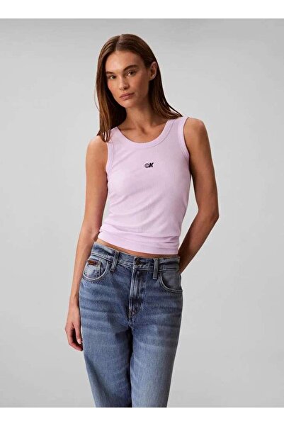 Calvin Klein A- Modal Rib Tank (essential) Mor Kadın Tişört
