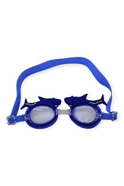 Lisinya Children's Swimming Goggles with Silicone Carrying Bag Shark - 9014 (...