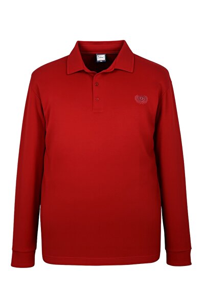 tambattal Φούτερ με λαιμόκοψη πόλο μεγάλου μεγέθους (εξαιρετικά φαρδύ)