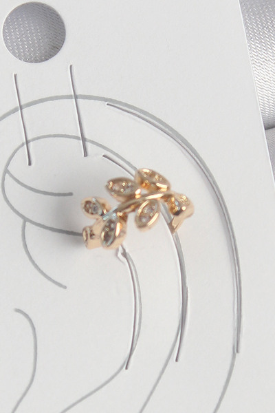 Lisinya أقراط نسائية من النحاس بلون ذهبي مرصعة بحجر الزركون - TYGOO