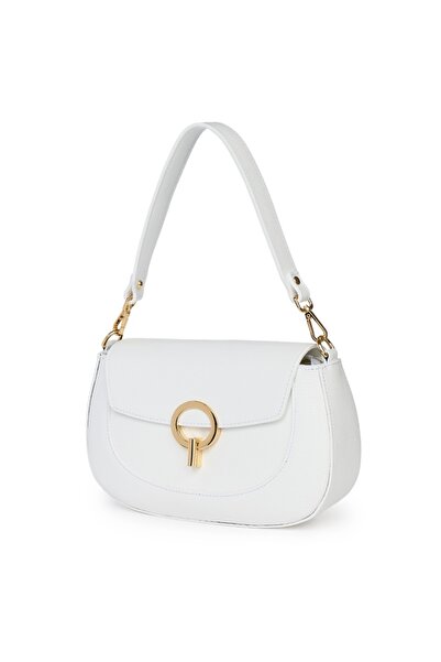 myOwn Women's bag made of leather Rosalia white