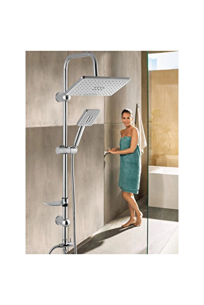 Lisinya Quality Luxury Robot Sprinkler Head Shower Set (White) Rectangular He...