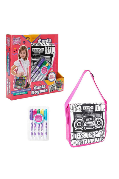 NW NessiWorld مجموعة تلوين حقيبة الكتف 2 في 1 من نيسي وورلد