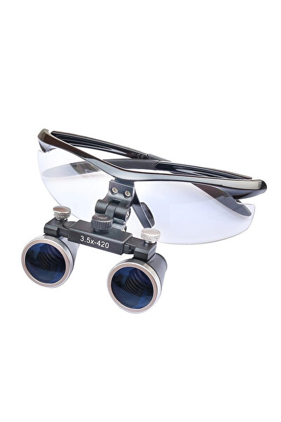 Lisinya 3.5X420Mm Dental Surgical Glasses Lens Magnifier with Carrying Case -...